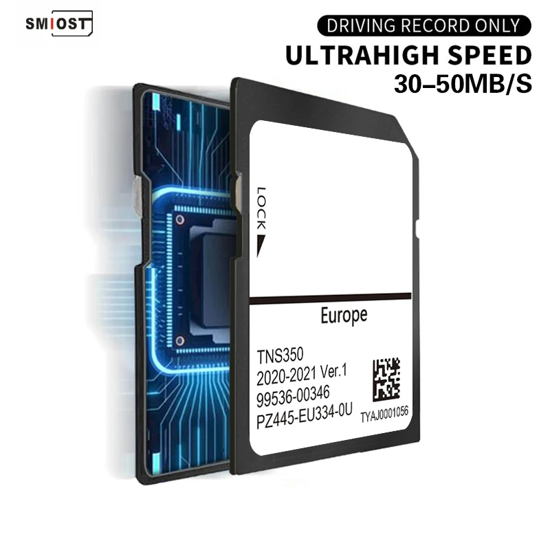 Scheda SD di navigazione con mappe UE/Regno Unito 2020/2021 aggiornate per navigatore satellitare per auto Toyota Prius/RAV4/Urban Cruiser/Verso/Yaris con GPS TNS350 - Image 4