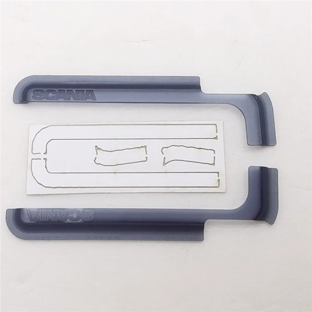 Autocollant Déflecteur De Vent Pour Camion TAMIYA 1/14 SCANIA 770s – Argent – Modélisme