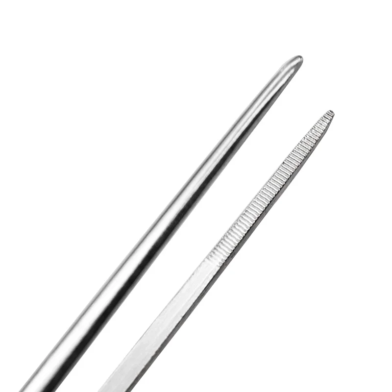 Tweezers Atraumatic Forceps Angled Clamp Stainless Steel Tweezers Tool 1PC 14cm/16cm/20cm tweezer tool