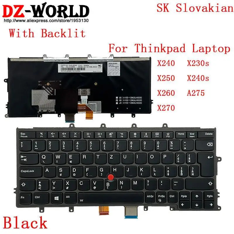 SK CB SI CZ CS QWERTZ Teclado