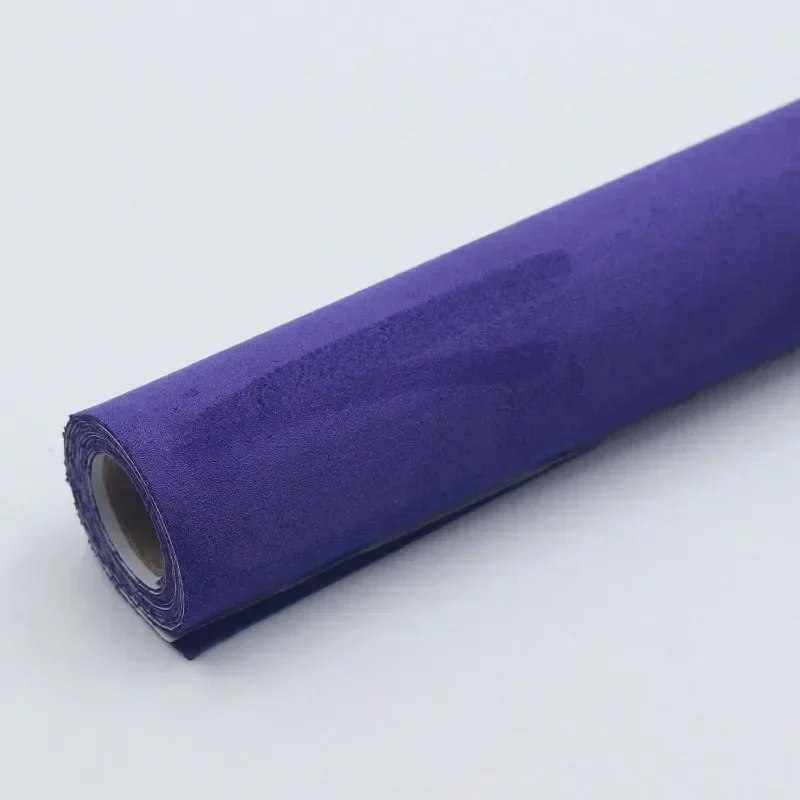 Multi-Color Black Self-Adhesive Suede Fabric Leather Roll