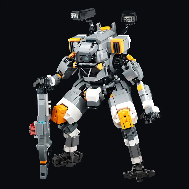 Vanguard Titan FS1041 MOC 빌딩 블록, 완전히 움직일 수 있는 관..