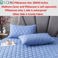 100% Waterproof Thicken Mattress Protector Cover Non-slip Fitted Bed Sheet Pad Bed Cover Single Double Bed Queen King Size 1Pc 3