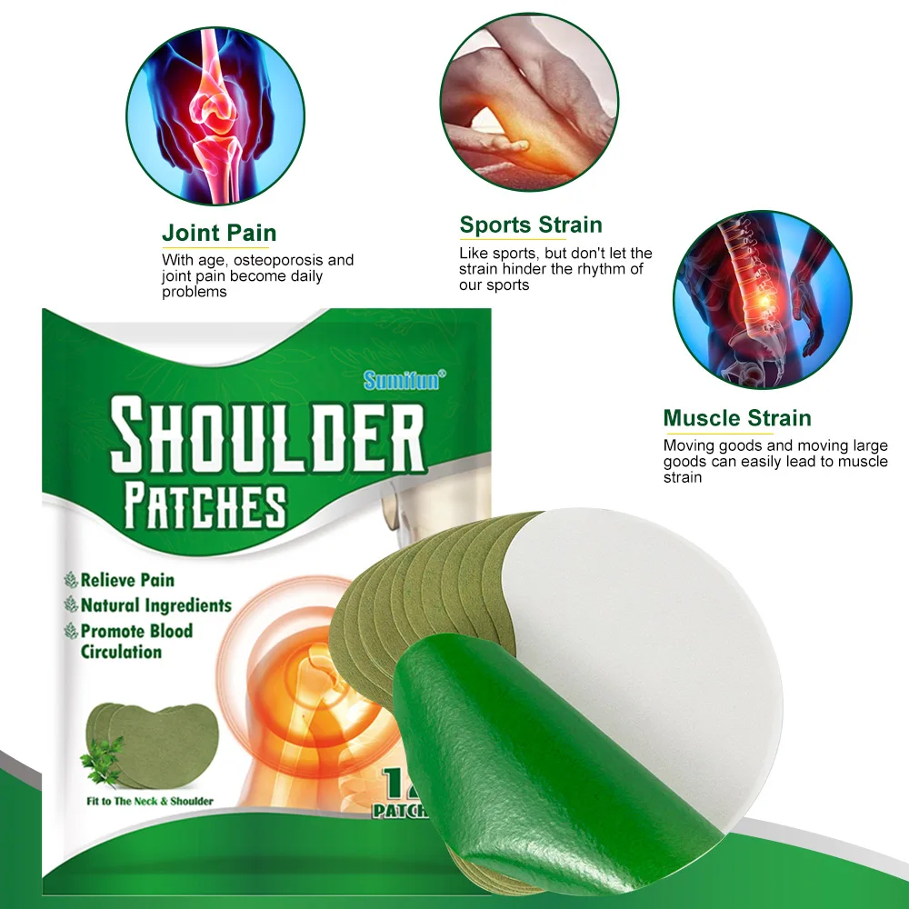 Wormwood Pain Relief Patch 12pc For Shoulder Cervical Neck Joint
