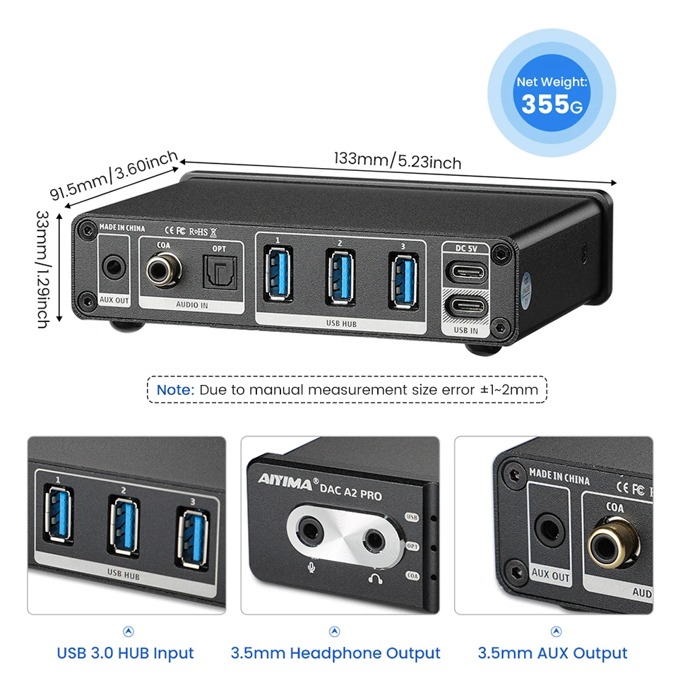 AIYIMA DAC-A2 Pro