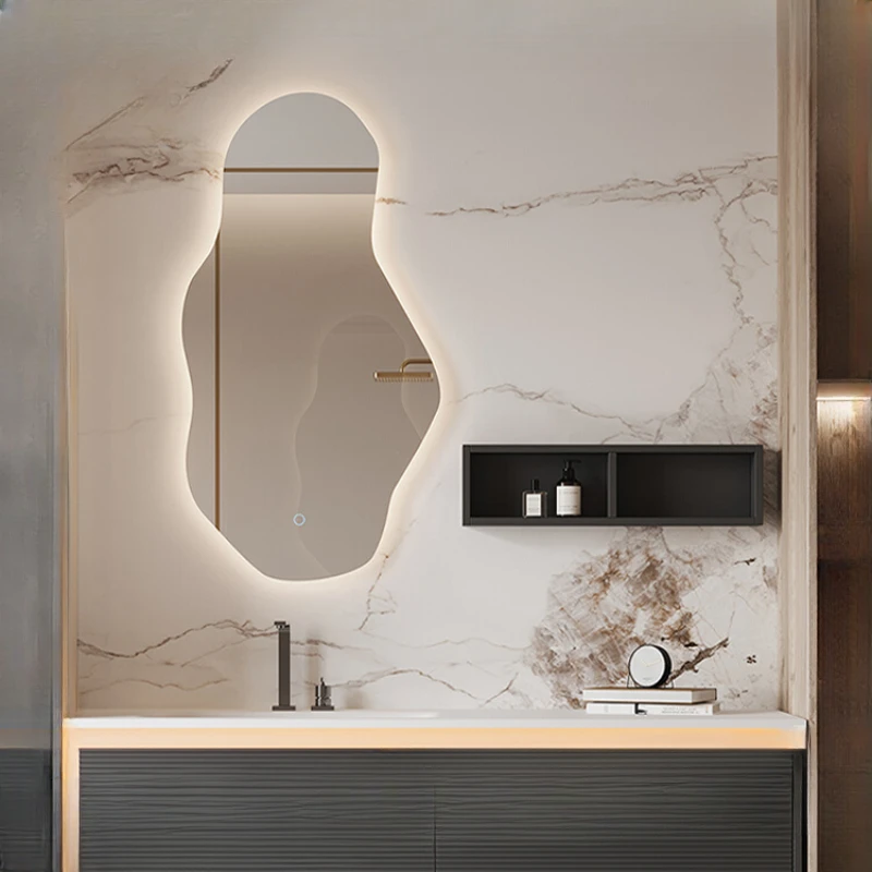 Rock panel hot bending integrated basin, bathroom cabinet combination, oak paint, bathroom washbasin
