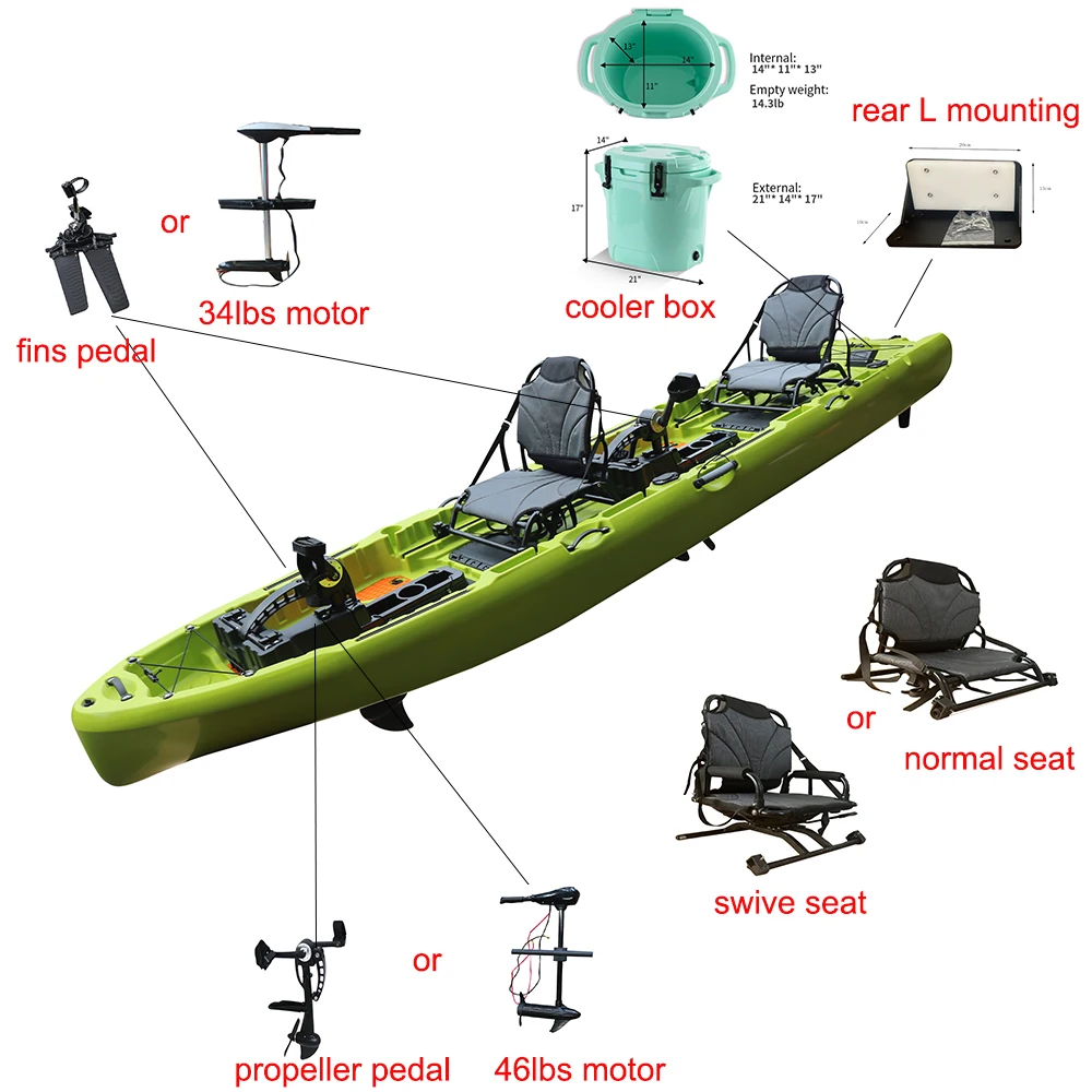 Propeller Drive Fishing Kayak 3