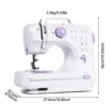2025 New8- Electric Sewing Machine Pro With 12 Stitches Patterns,  Multifunctional Home Sewing Machine Parents sewing 3