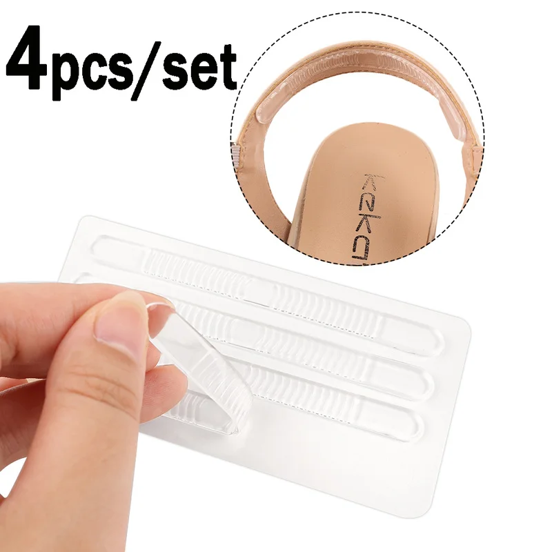 

Summer Sandals Anti-slip Sticker Sweat Absorbing Anti-slip Stickers Silicone Elastic Inserts Adjustable Shoe Size Shoe Accessory