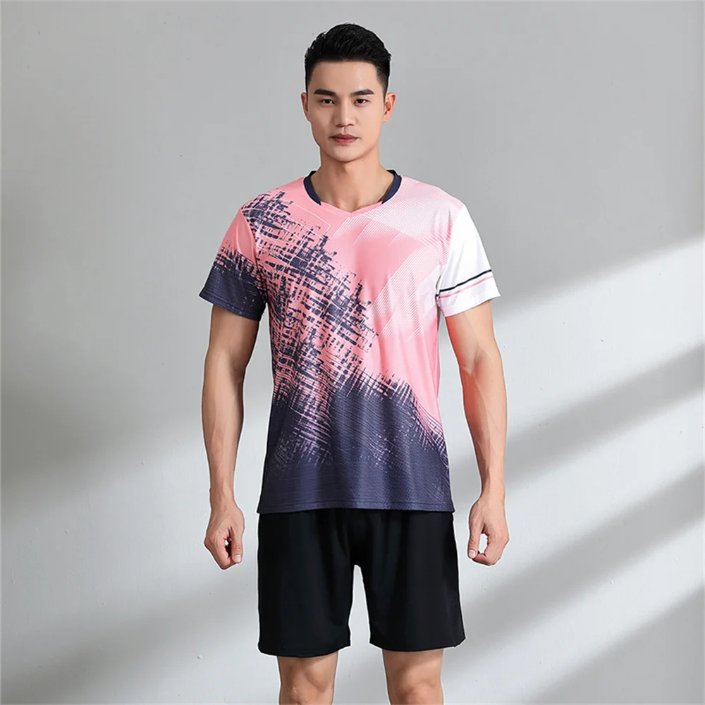 Men Women Badminton Jerseys Shorts Shuttlecock Shirt Skirt Team Uniform Breathable Quick Drying Sportswear Tennis Training Suits