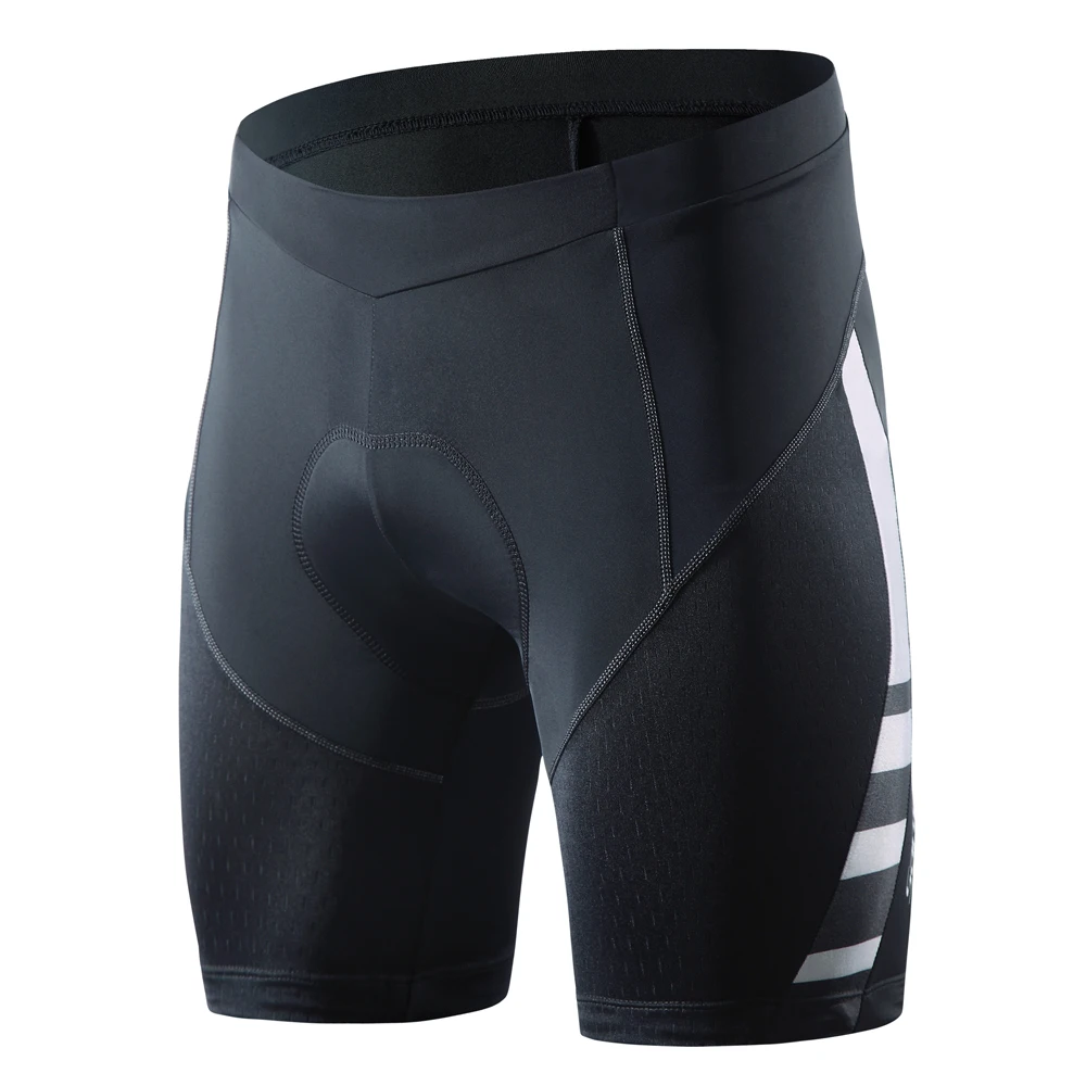 Santic Cycling Shorts Men Summer 4D Padded Shockproof Bicycle Riding Pants Reflective Breathable