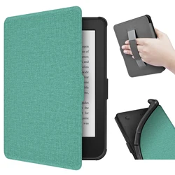 Enhanced Case with Hand Strap and Sleep/Wake Function for KOBO Clara Colour (Green)