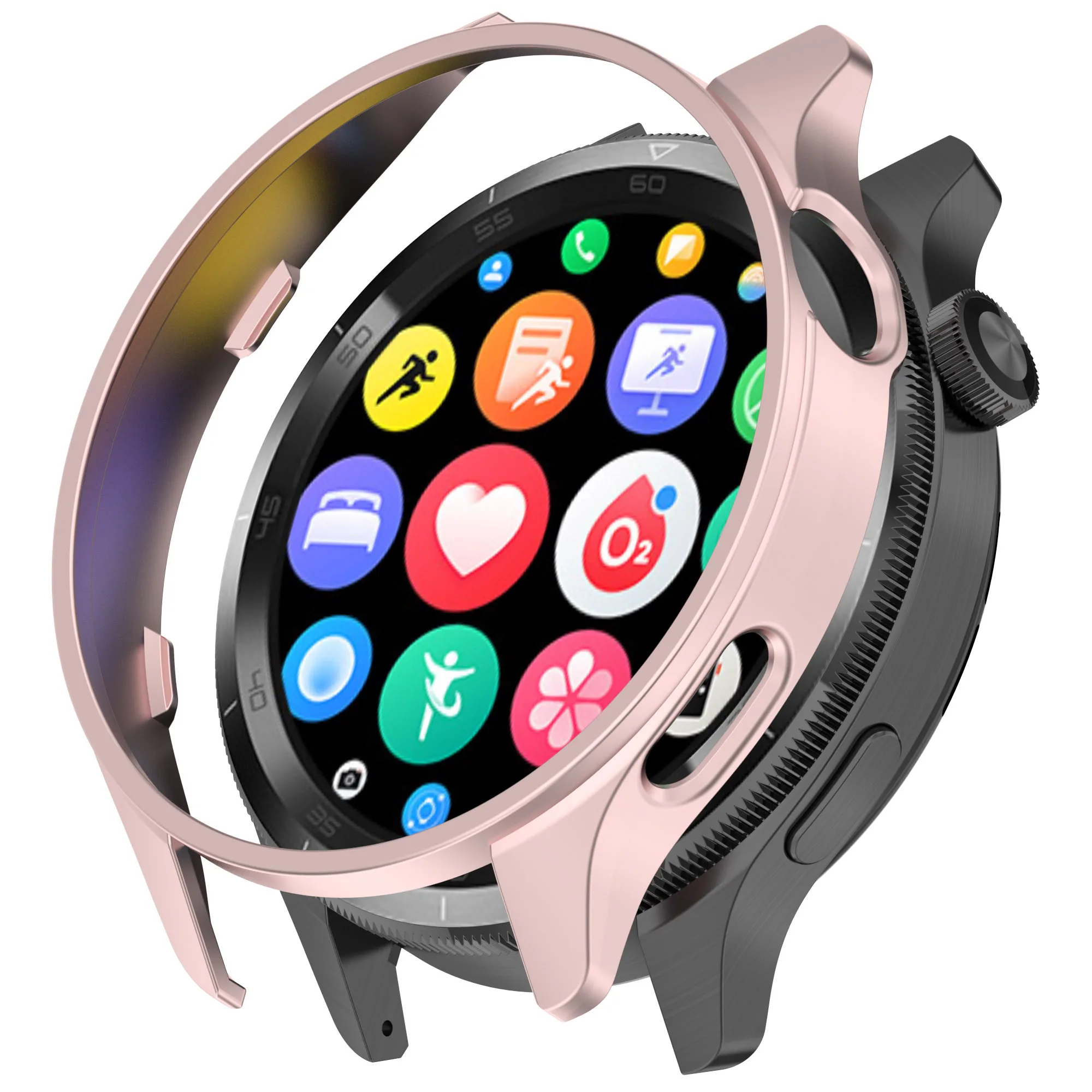 Durable PC Protective Shell - Hollow Design Watch Cover Decoration