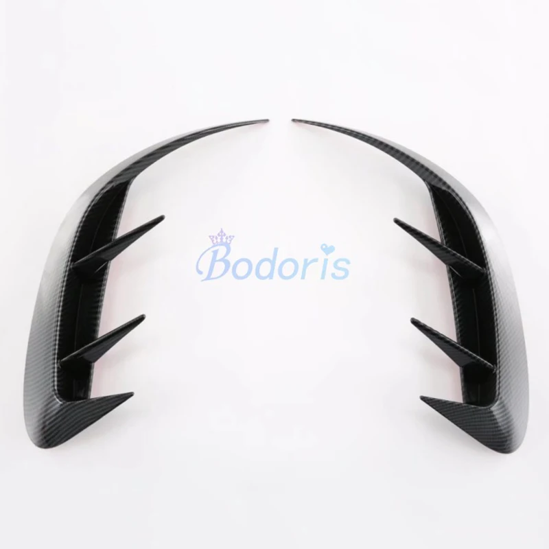 

For Mercedes Benz C Class W206 C180 C200 C300 2022 2021 Rear Bumper Fog Lights Eyelid Eyebrow Outer Garnish Molding Cover Trim
