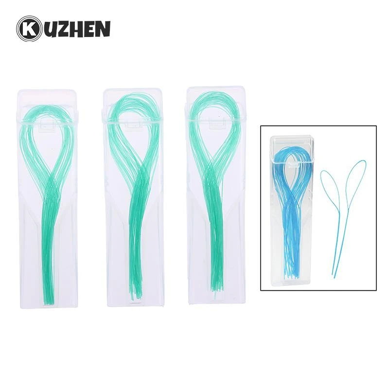 105pcs/3packs Dental Floss Threaders Simple Loop + Case For Braces