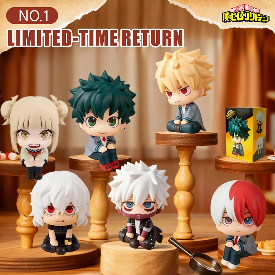 Chibi PVC Figure Collectible Toy - My Hero Academia (MHA) Featuring Iconic Characters