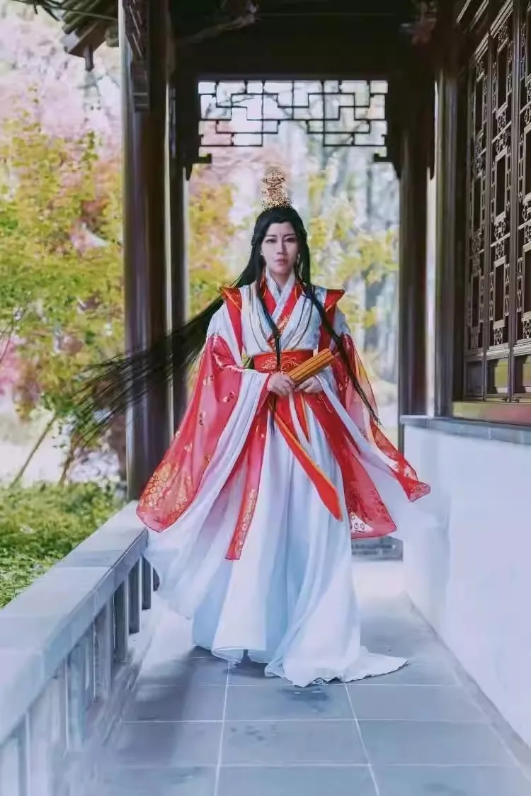 

Xie Lian Yue Shen, косплей, античный Роман Тянь Гуань Си фу ханьфу, Платиновый Стиль, аксессуары для Hua Cheng