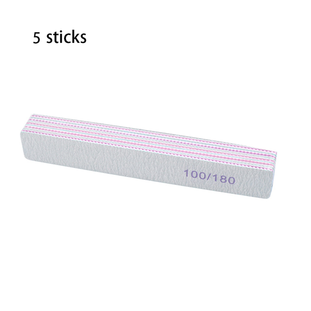 File 100 To 180 Manufacturers Buffs Lime-sand Nail Files 100x180 For Manicure Tools Professional Filer Touch Nail Remove