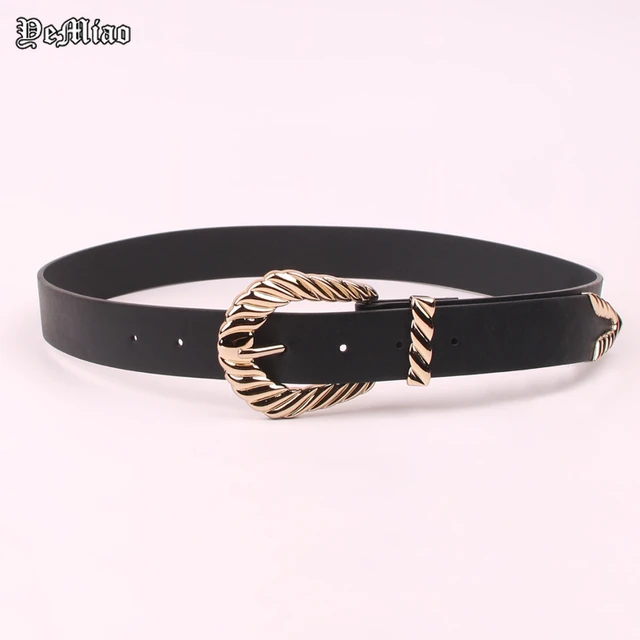 Ladies' Sexy Western Style Rivet Decorated Cowgirl Pu Leather Belt