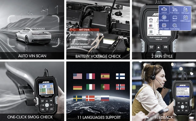 OBD2 診断機、 BM700 フルシステム診断ツール OBD2 スキャナー