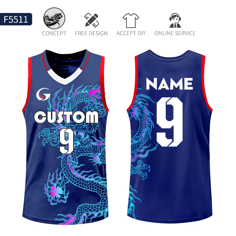 Shirts & Skins Custom Fusion Reversible Basketball Uniforms