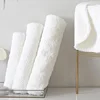 Cotton Bath Mat Hotel Home Long Plush Feet Towel Rugs Thick Anti Slip Bathroom Carpet White Doormat Water Absorbent Floor Mats 1