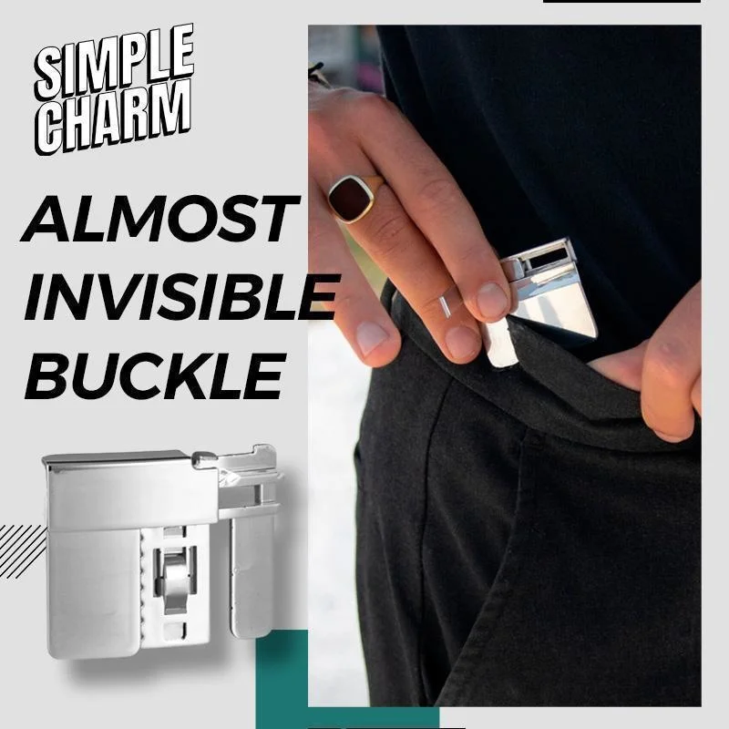 Belt Buckle Unisex Waist Shrink Clip Stretch Buckle Multi-Function Folding Elastic Pop Buckle