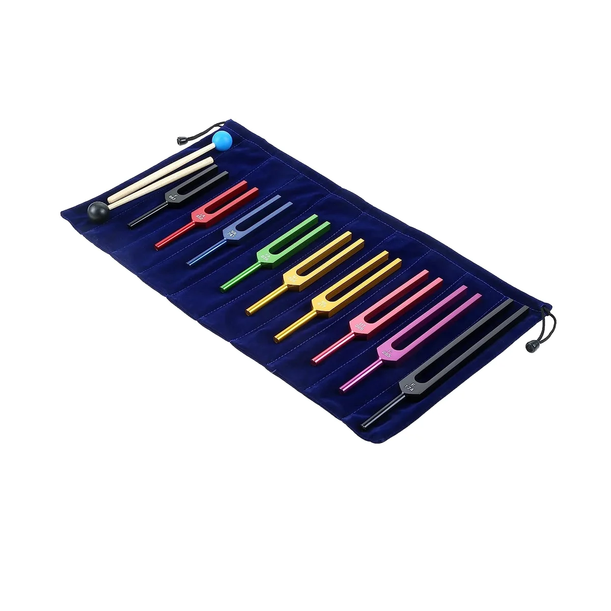 9Piece Tuning Fork Set,Tuning Forks for Healing Chakra,Sound Therapy,Keep Body,Mind and Spirit in Perfect Harmony