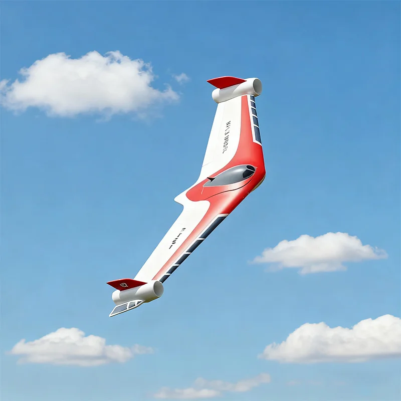Electric Twin 40mm EDF Flying Wing Racing Jet Model Aircraft