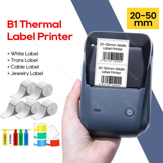 20-50mm Bluetooth Thermal Shipping Label Printer Wireless & Portable Printer