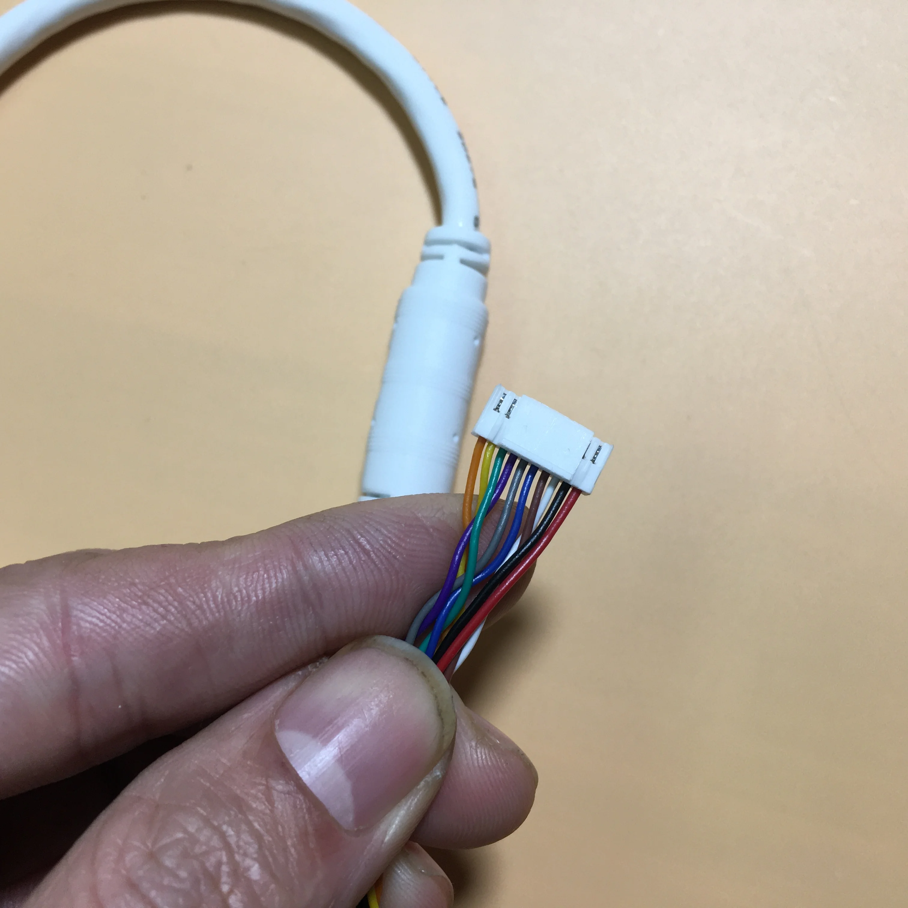 Ethernet Lan Cable PoE RJ45 Network Cable 10 Pin 10 core for hikvision ip Camera