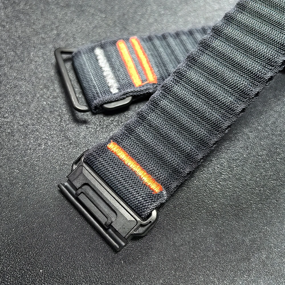 النايلون الفرقة ل Garmin quatix 8 47 مللي متر 51 م...