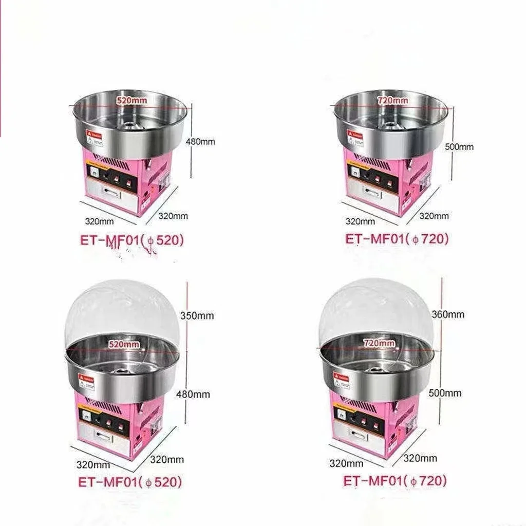 Professional Industrial Gas and Electric Flower Cotton Candy Machine /popcorn and Candy Floss Machine 4