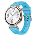 Sky blue-rose gold