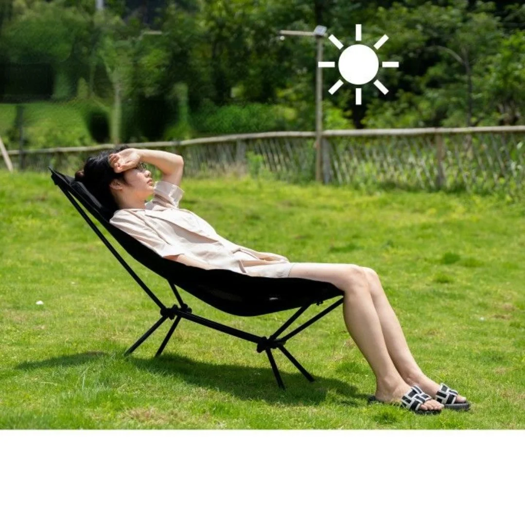 Outdoor Children's Leisure Lounge Chair Aluminum Alloy Outdoor Folding Lounge Chair Portable and Lightweight Camping Barbecue Hi