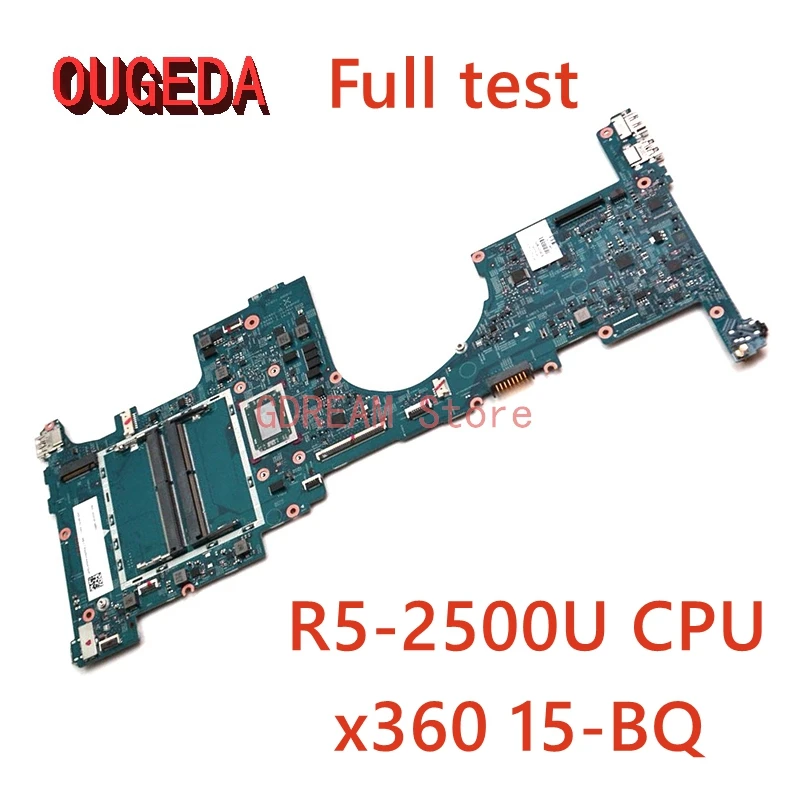 

Материнская плата OUGEDA 448.0BY10.0011 16907-1 для ноутбука HP Envy X360 15-BQ R5-2500U CPU 935101-601 935101-501 935101-001, материнская плата