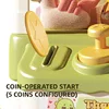 Cartoon Doll Machine Small Household Mini Clip Doll Boy and Girl Coin Operated Twisted Egg Toy Grab Doll Machine Birthday Gift 3