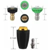 Turbo Nozzle for Pressure Washer, Rotating Nozzle and 7 Tips, 1/4 Inch Quick Connect, 4000 PSI 2