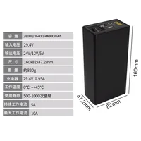 Upgraded 24V/12V /5V 44800mah Li-ion USB Battery for UPS Router,Laptops,Monitoring,Digital Products Multi-purpose Power Bank
