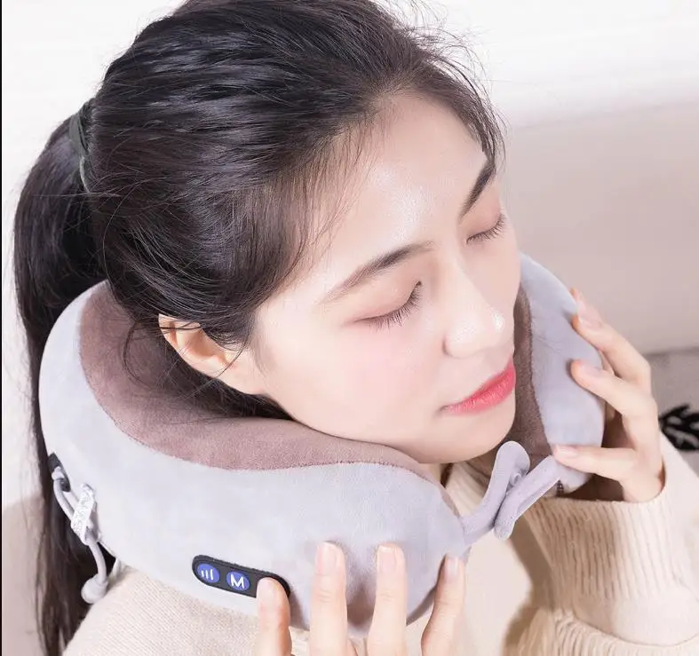 Body massager u-shaped electric massage pillow kneading and kneading shawl neck vertebra shoulder neck massager neck