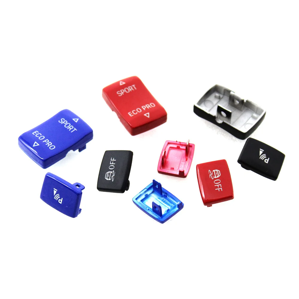 Enhanced Car Console Sport Button Key Cover with ESP Anti-Slip and Radar Sensor Features