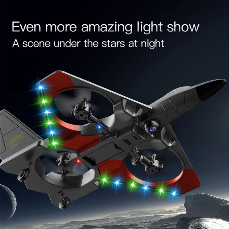 Big Size RC Plane 4K Camera Aircraft Glider 2.4G Remote Control Airplane V27 Toys for girls Boys Kids Gifts RC drone drop ship 2