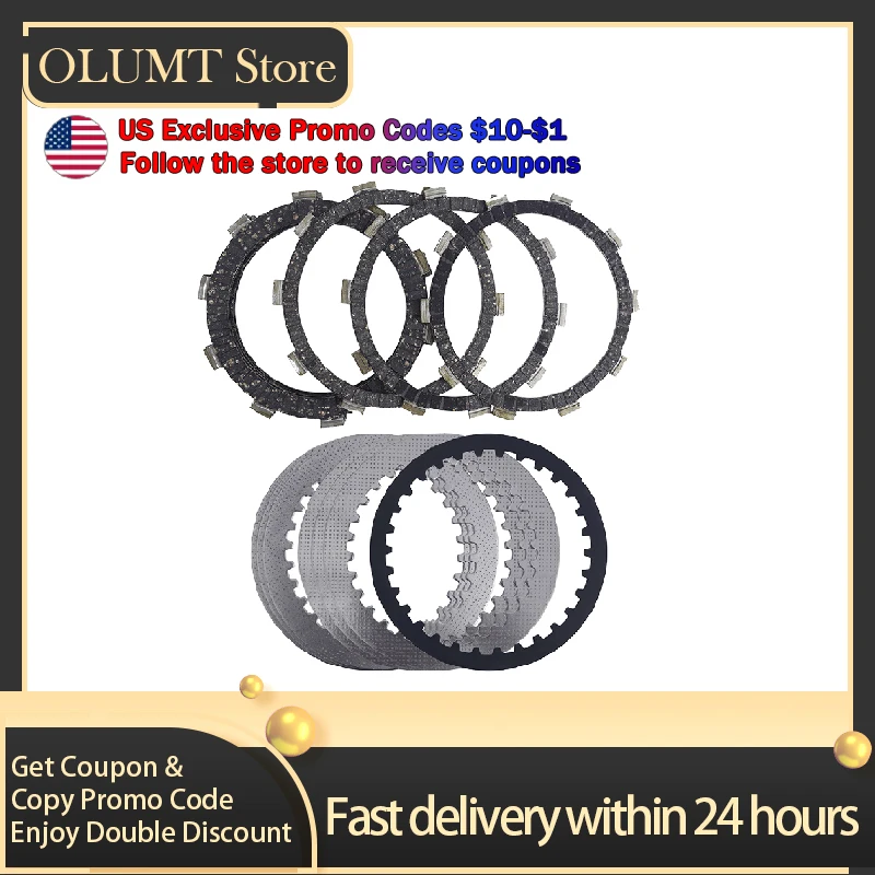 Motorcycle Engine Parts Clutch Plates & Steel Friction Disc Kit For CFMOTO 800MT 800NK 800 MT NK
