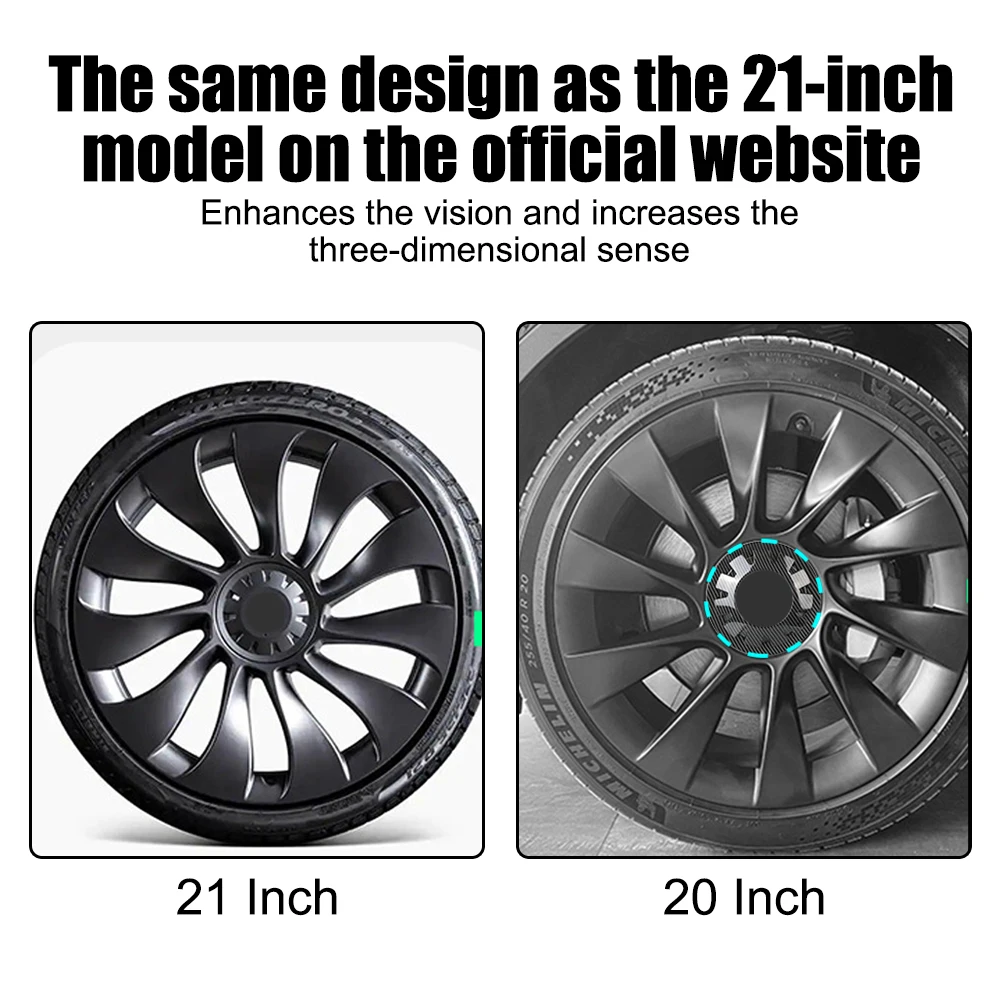 20 Inch Wheel Center Caps Car Exterior Accessories ABS For Tesla Model Y  Dustproof Wheel Hub Center Cover AliExpress