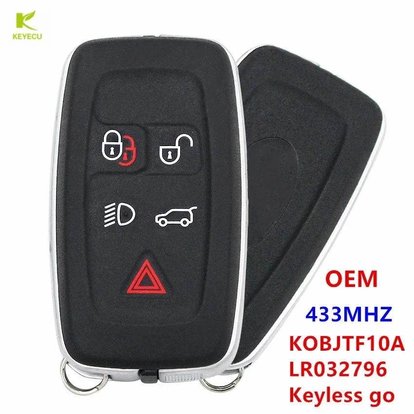 KEYECU OEM สมาร์ท Keyless Go Remote Key FOB 5ปุ่ม434Mhz สำหรับ Range ...