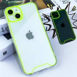 Luminous Silicone Soft Glowing Night Light Phone Case - iPhone 14 (Yellow)