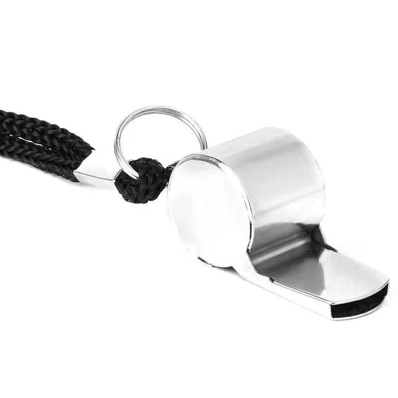 Stainless Steel Whistle Party Referee Sports School Football Rugby Dog Training A Trial-mouthed Whistle Referee
