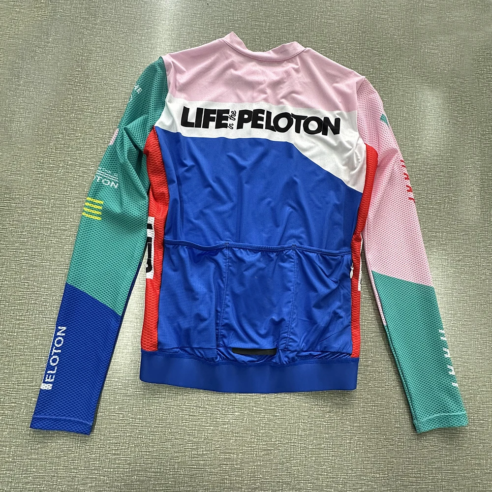 2024 Men Cycling Jersey Summer Long Sleeve Bicycle Cycling Clothing MTB Road Bike Shirts Ciclismo Hombre Riding Jersey 4