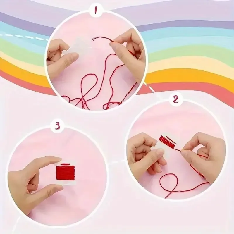 100pcs Embroidery Floss Organizer Bobbins Plastic Thread Cards For Cross Stitch Thread Holder Sewing