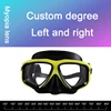 -1.5 To -8.5 Myopia Adults Silicone HD Clear Anti Fog Diving Eyewear Masks Custom For Left Right Eyes Different Degrees 3